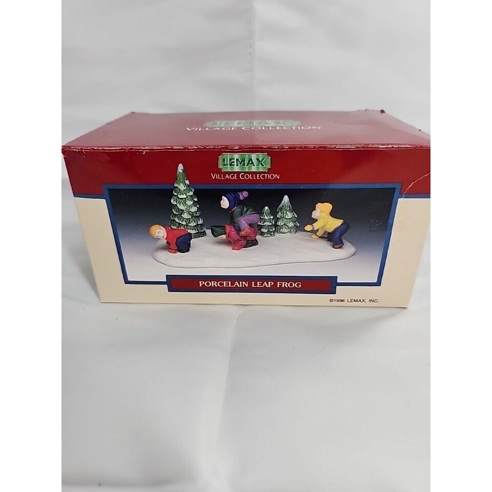 Lemax Village Collection - Porcelain Leap Frog - 1996